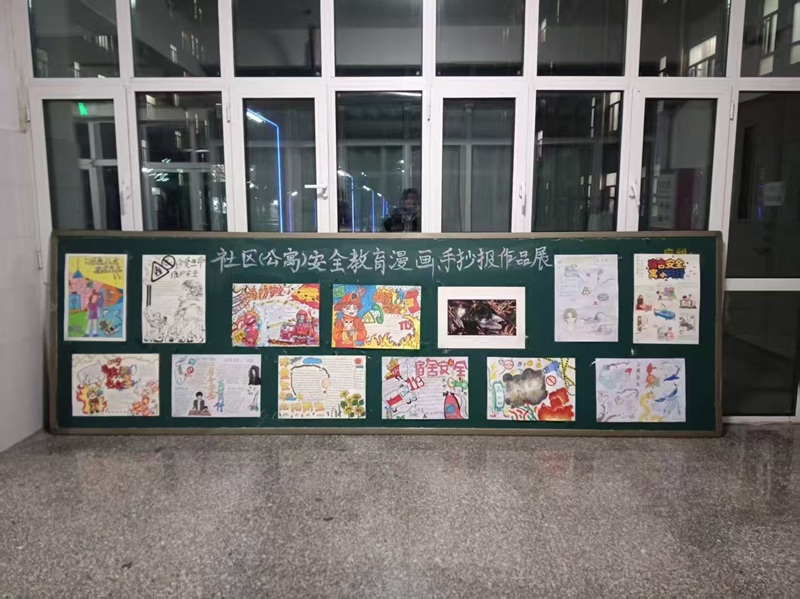 社区（公寓）安全教育漫画手抄报作品展.jpg